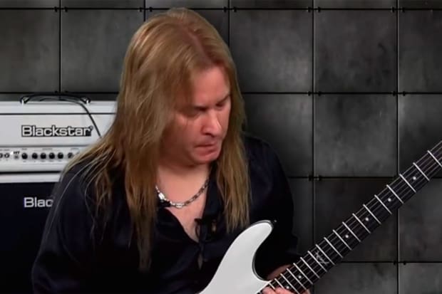 Glen Drover Lesson: Mysterious Harmonic Minor Walkdown | Pro Music News